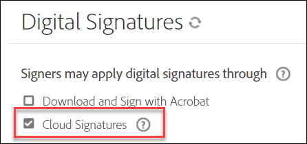 Adobe Acrobat Sign Digital Signatures